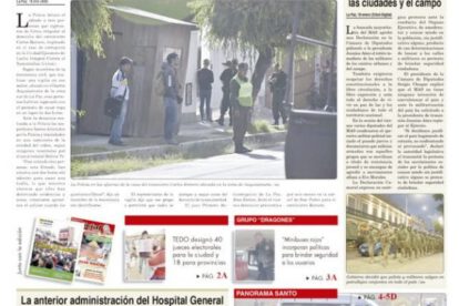 Portadas impresas del periódico La Patria