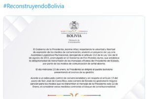 Retransmitir mensaje presidencial ya no será obligatorio