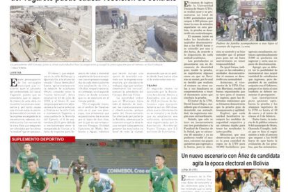 Portadas impresas del periódico La Patria