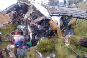 Accidente en la carretera La Paz – Carabuco
