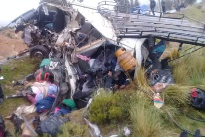 Accidente en la carretera La Paz – Carabuco