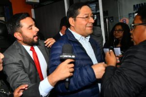 Luis Arce Catacora en audiencia por el caso Fondo Indígena