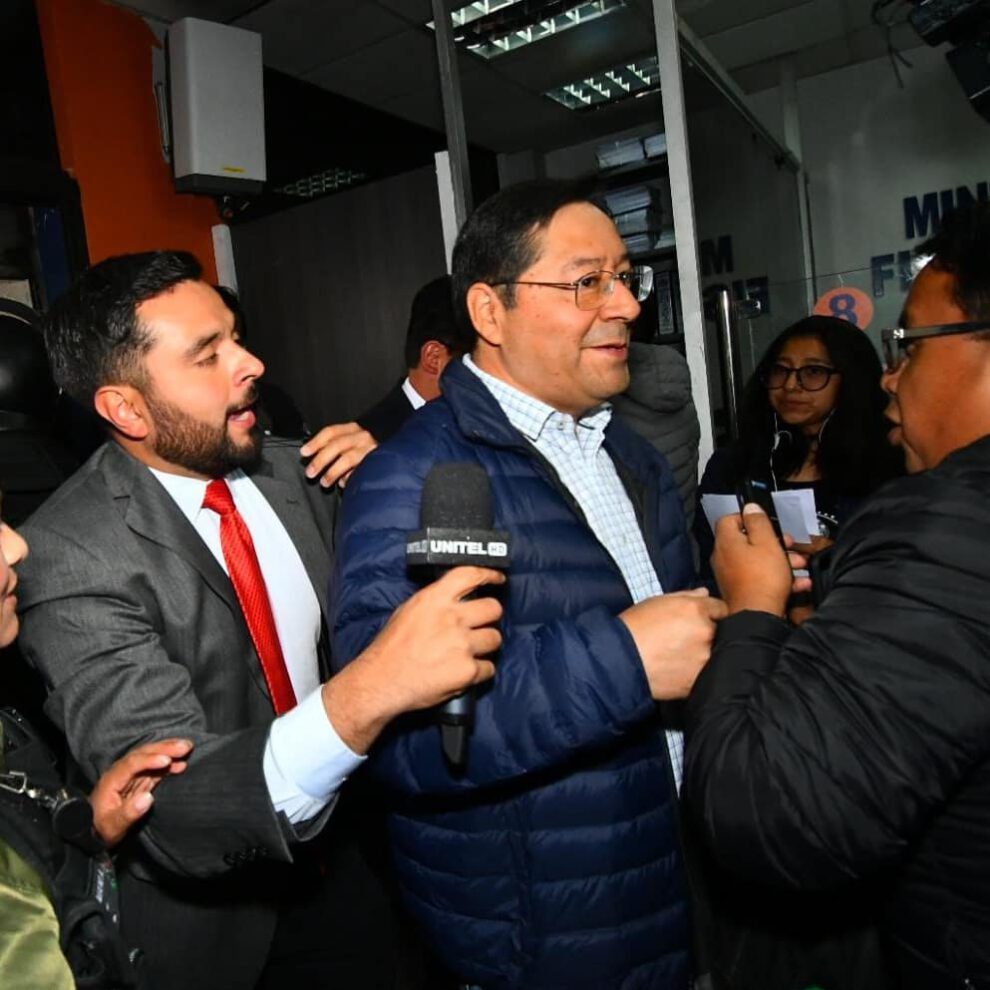 Luis Arce Catacora en audiencia por el caso Fondo Indígena
