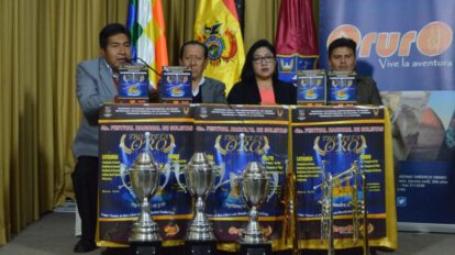 Concurso Trompeta de Oro presentado por autoridades y músicos