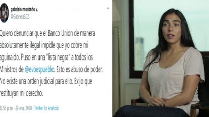 Gabriela Montaño aguinaldo