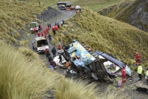 Accidente en la ruta Coripata-La Paz
