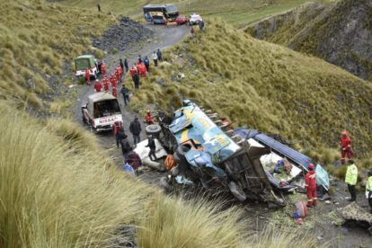 Accidente en la ruta Coripata-La Paz