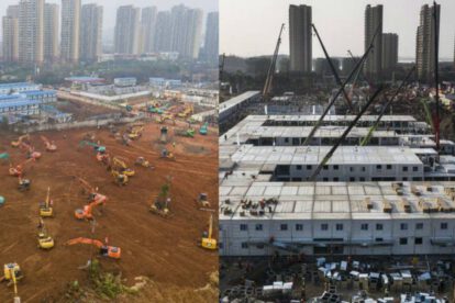 hospital en 10 días para atender a los enfermos con coronavirus en Wuhan