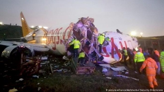 Accidente de avión en Turquía