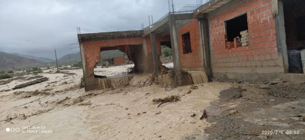 Riada en Cotagaita causa destrucción de casas