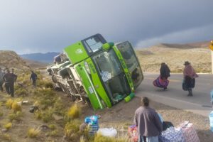 Accidente de tránsito en Oruro