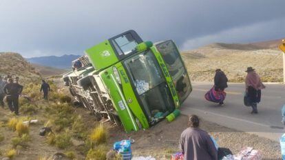 Accidente de tránsito en Oruro