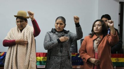 Casilda Flores es la nueva presidente de la Brigada Parlamentaria de Oruro