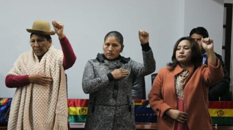 Casilda Flores es la nueva presidente de la Brigada Parlamentaria de Oruro