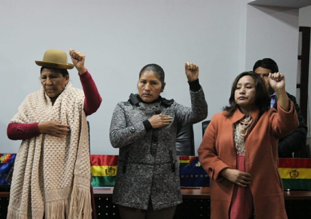 Casilda Flores es la nueva presidente de la Brigada Parlamentaria de Oruro