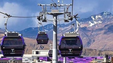 Línea Morada del teleférico suspende su servicio