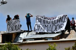 Protesta de los reos en el penal de San Pedro
