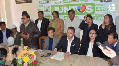 Candidatos por Oruro de la alianza Juntos