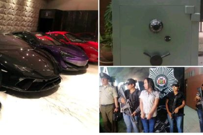 Reina del Norte incautación de vehículos de lujo