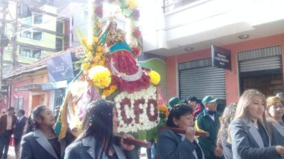 Último Convite del Carnaval de Oruro con la Virgen del Socavón