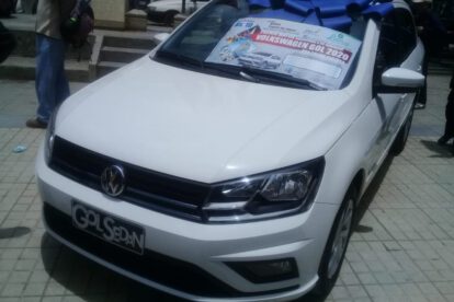 Lotería Nacional sorteo un automóvil Volkswagen Gol 2020