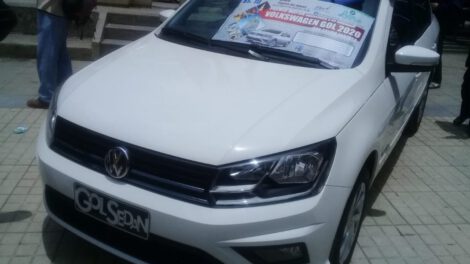 Lotería Nacional sorteo un automóvil Volkswagen Gol 2020