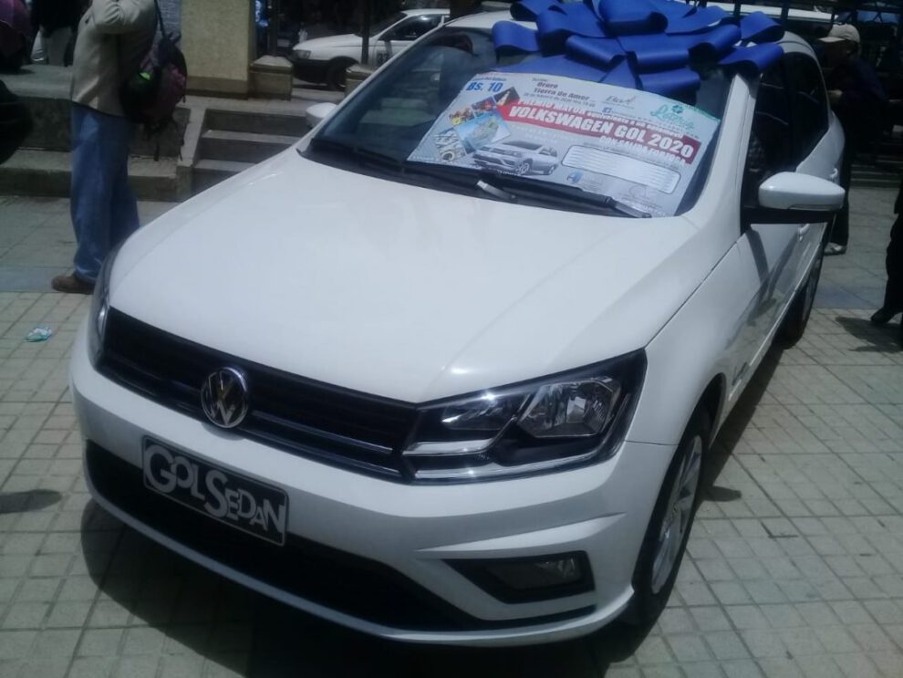 Lotería Nacional sorteo un automóvil Volkswagen Gol 2020