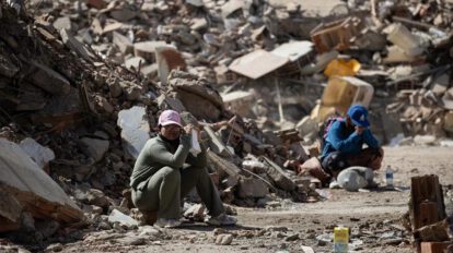 Personas afectadas poe el terremoto