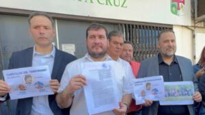 El Comité pro Santa Cruz presentó este miércoles una denuncia penal ante la Fiscalía Departamental de Santa Cruz