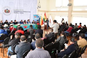 reunion del  Ministerio de Desarrollo Productivo