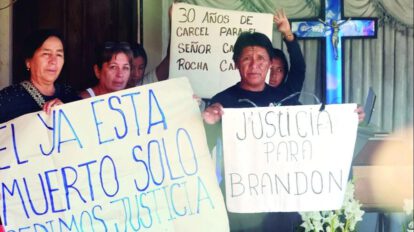 Familiares, amigos y vecinos le dieron el último adiós a Brandon