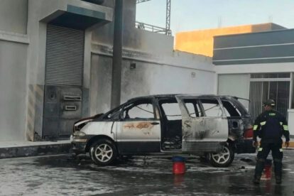El hecho ocurrió cerca de las 16:00 en el surtidor, situado en inmediaciones de la refinería de Valle Hermoso.