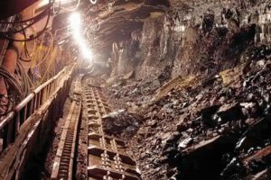 El interior de una mina en Potosí