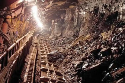 El interior de una mina en Potosí