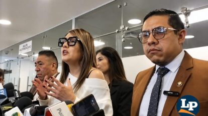 La bancada de APB-Súmate en conferencia de prensa