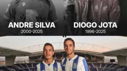 Diogo Jota y su hermano André Silva