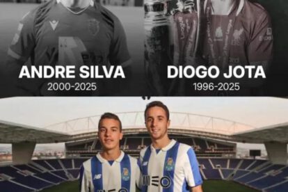 Diogo Jota y su hermano André Silva