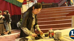Belén Hinojosa, una de las coordinadorasdel Tercer Encuentro Nacional de Grabadores