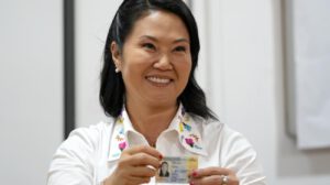 Fotografía de archivo del 7 de junio de 2026 de Keiko Fujimori en Lima (Perú).