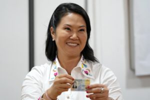 Fotografía de archivo del 7 de junio de 2026 de Keiko Fujimori en Lima (Perú).