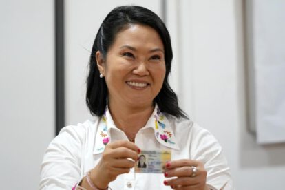 Fotografía de archivo del 7 de junio de 2026 de Keiko Fujimori en Lima (Perú).