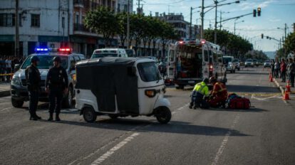 El menor cayó de un ‘torito’ en el que iba con sus padres