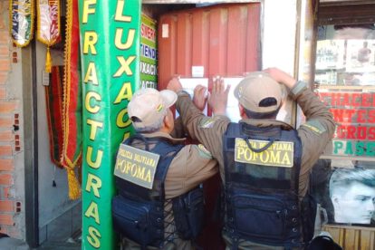 Personal de Pofoma precintó los locales de medicina natural
