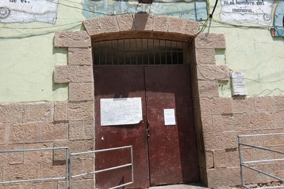 Imagen del frontis del penal