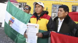 El presidente del Comité Multisectorial, Leonel Condorhuarita