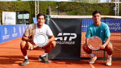 Challenger de Quito, Tenis internacional, Federico Zeballos y Matías Soto campeones en dobles