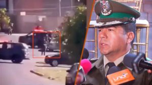 El comandante departamental de la Policía de Santa Cruz, coronel David Gómez