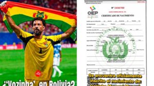 Vozinha y certificado de nacimiento