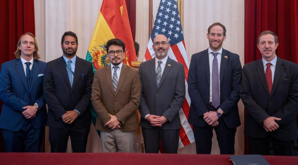 Delegaciones de Bolivia y Estados Unidos