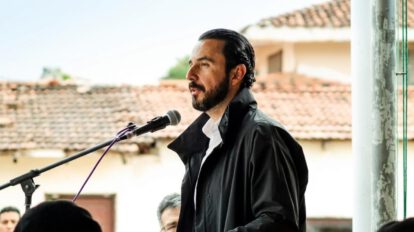 El gobernador de Santa Cruz, Juan Pablo Velasco